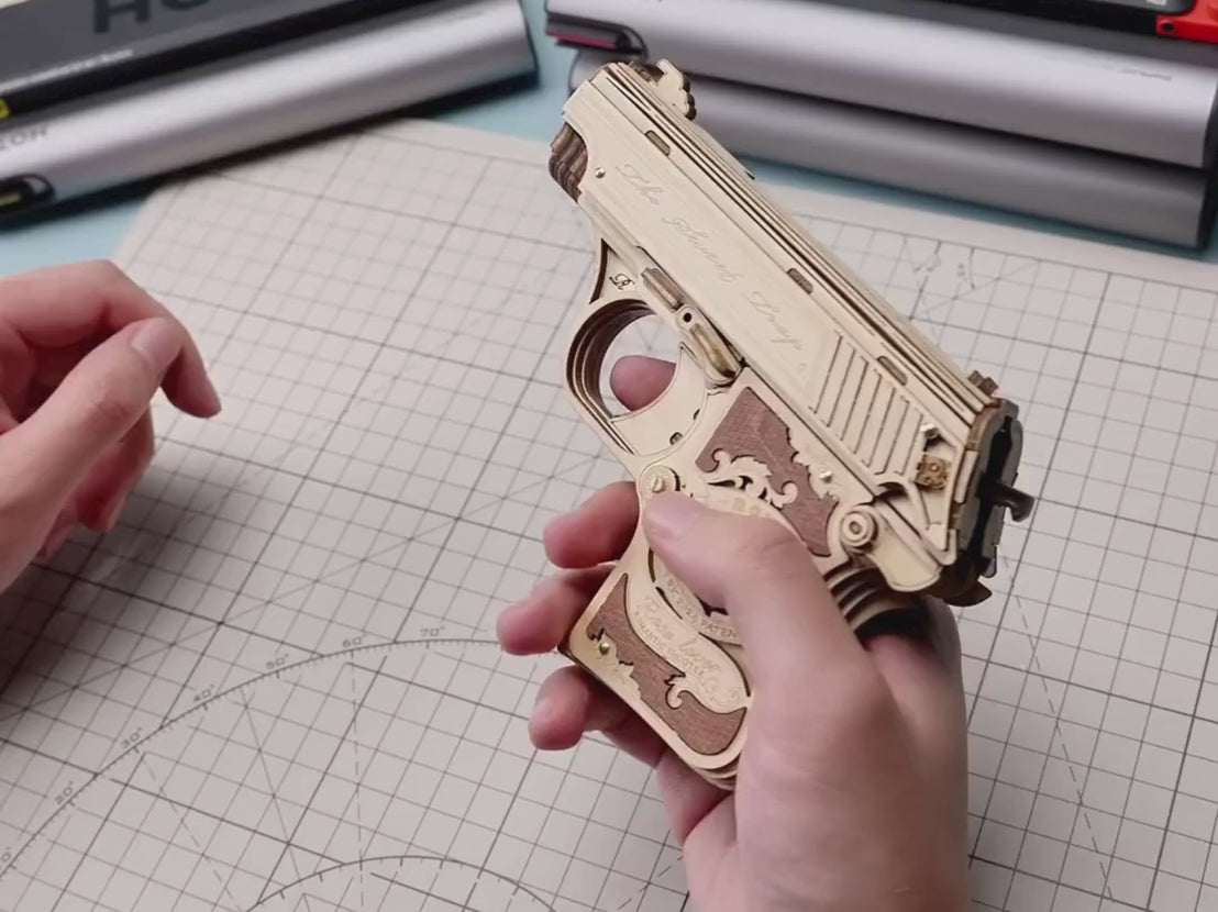 Assembly of the Pocket Force wooden model kit
